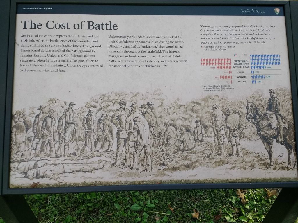 The cost of war at Shiloh